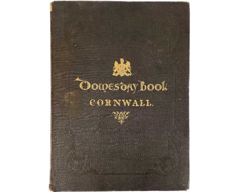 Colonel Sir H. James. 'Domesday Book,' 1859. 'Or the Great Survey of England of William the Conqueror,' facsimile of the part