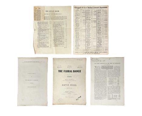 Six works related to Cornwall Helston Flora Day and Logan's Rock, Porthcurno Interest Municipal Corporations in England and W