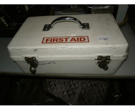 vintage first aid box and contents