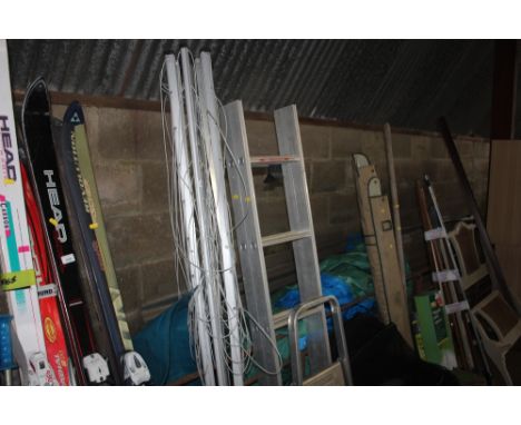 A rotary washing line 