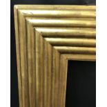 20th Century English School. A Gilt Ribbed Frame, 47.25" x 41.5" (rebate).