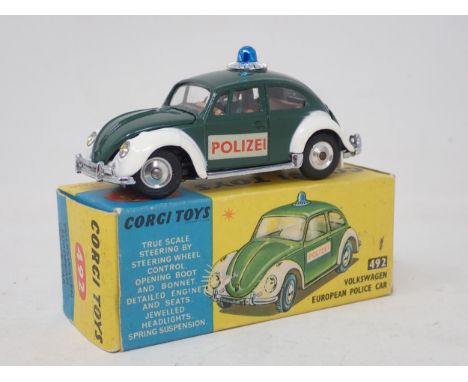 Corgi Toys 492 Volkswagen Police Car, boxed 