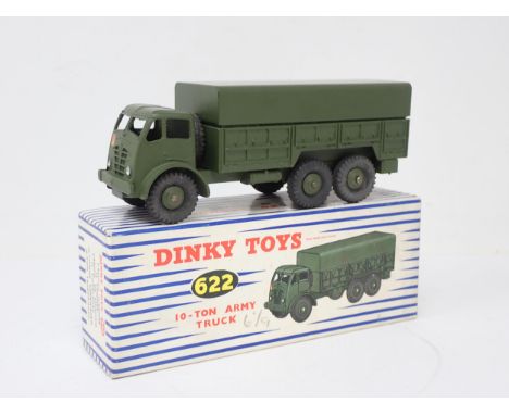 Dinky Toys 622 10-ton Army Truck, boxed with packing 