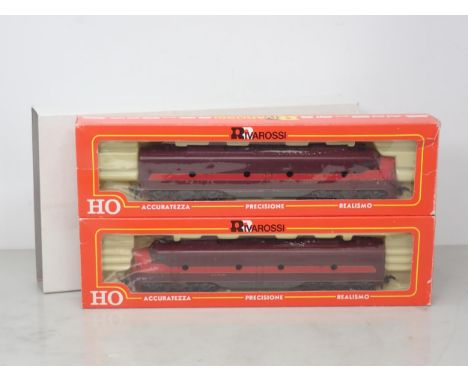 Rivarossi 1930 HO scale E-8 C&amp;A 2 part diesel Unit, boxed with slip case 