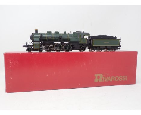 Rivarossi 1366 HO scale S3/6 4-6-2 Locomotive in K.Bay green livery, boxed with instructions 