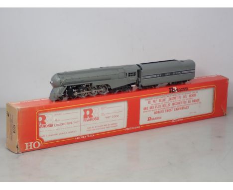 Rivarossi 1273 HO scale 4-6-2 Hudson Streamlined Locomotive in New York Central livery, boxed 