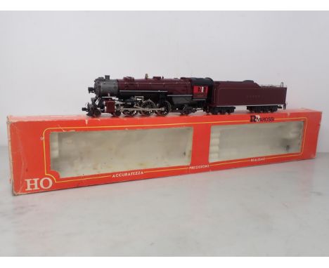 Rivarossi 1530 HO scale 4-6-2 Heavy Pacific Locomotive in Chicago &amp; Alton livery, boxed 