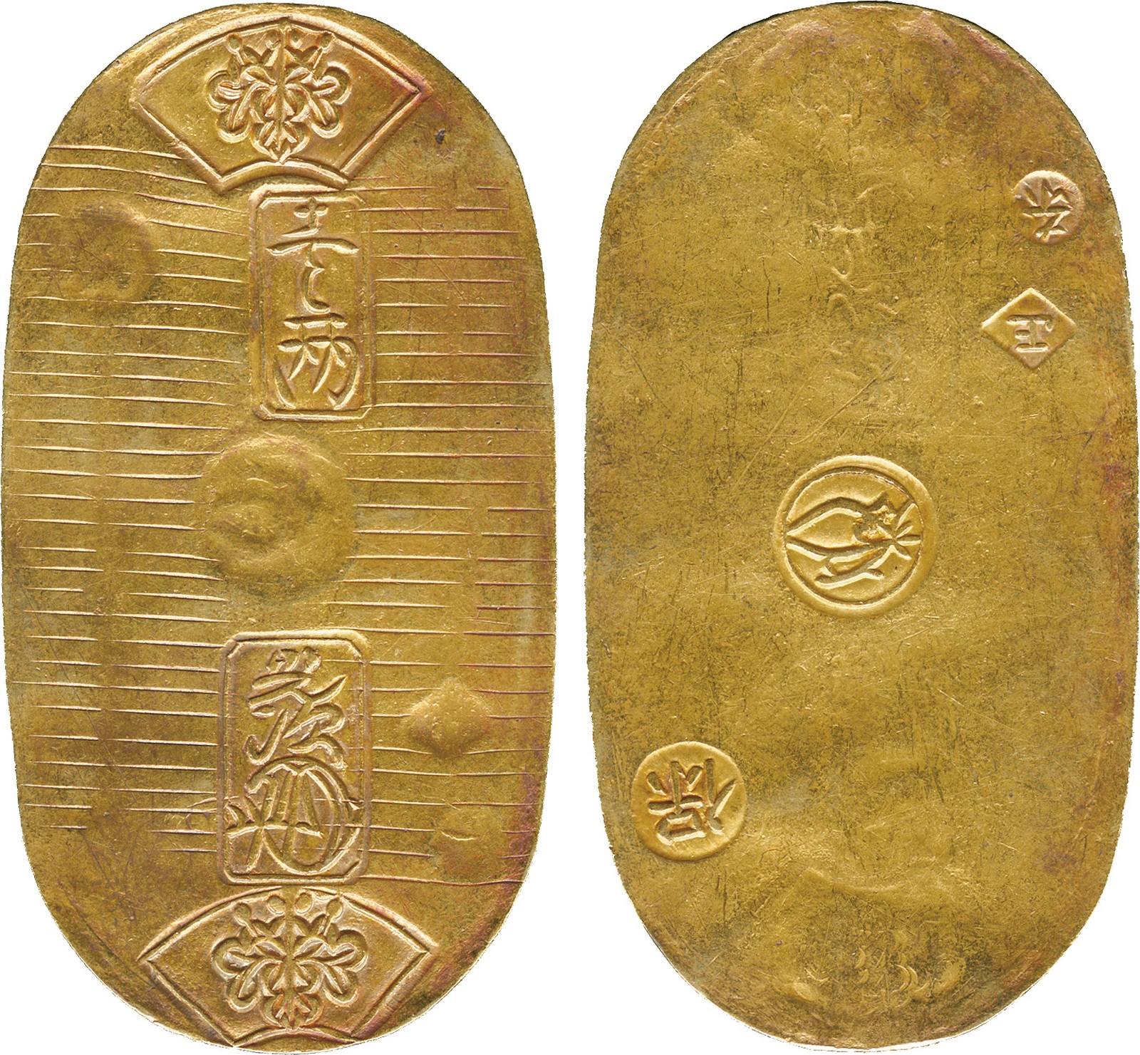 COINS, 錢幣, JAPAN, 日本, Pre-Meiji: Gold Tempo Koban Kin, ND ...