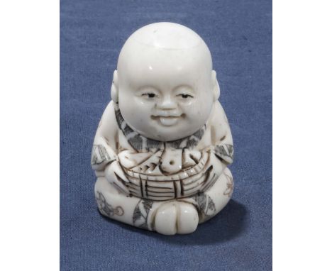 Small baby Buddha netsuke 