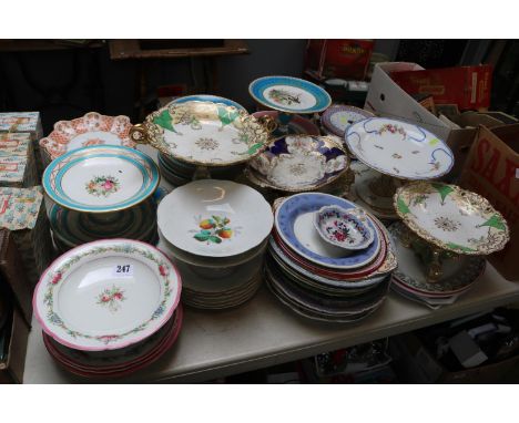 Extensive collection of English 19thC Dessertware to include Minton, Coalport, Spode, Worcester etc 