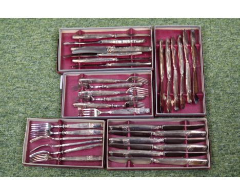Collection of Boxed Westminster Silver plated Flatware 