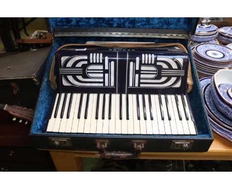 Hohner Piano Accordion in fitted case 
