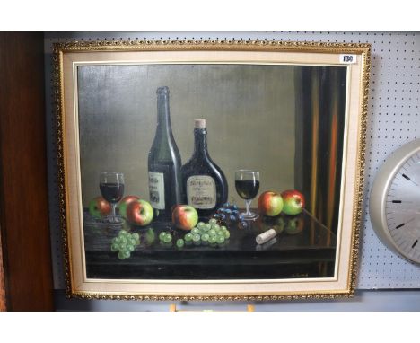 K Jepson Framed Oil on board of a Still life scene 62 x 52cm 