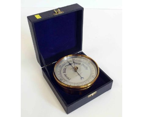 Nigretti and Zambra aneroid barometer. Condition report: see terms and conditions