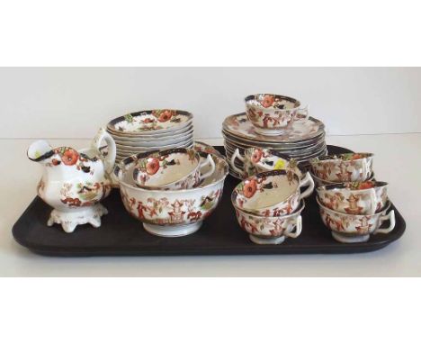 Mid 19th century tea service. Condition report: see terms and conditions