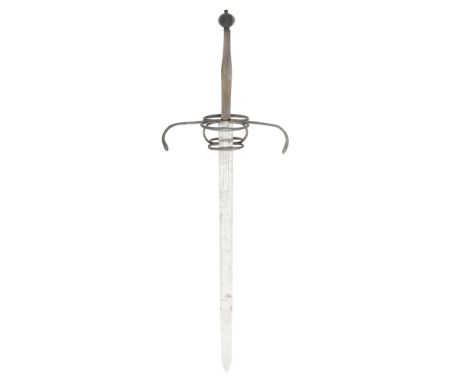 A Fine German Two-Hand BroadswordCirca 1580, Probably StyrianWith double-edged blade of flattened hexagonal section with shal