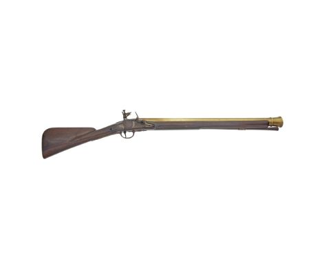 A Brass-Barrelled English Lock (Type 2) BlunderbussThe Lock And Barrel By Godfrey Taylor, Late 17th Century, The Stock And Mo