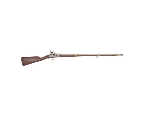 A Rare French 15-Bore Flintlock Louis XVIII Second Restoration Period 1817 Model Gardes Du Corps Du Roi MusketDated 1817With 