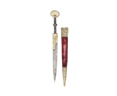 A Highly Decorated Ear-Dagger or Venetian Style Of The Late 15th/Early 16th Century19th CenturyWith tapering double-edged bla