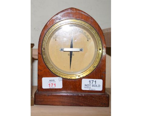 VINTAGE GPO MARKED WOODEN CASED MEASURING INSTRUMENT POSSIBLY VOLTMETER OR SIMILAR, HEIGHT APPROX 20CM