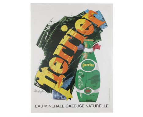 DONALD BRUN,'Perrier,' 1960s,Lithograph (on linen),126.5 x 90.5 cm