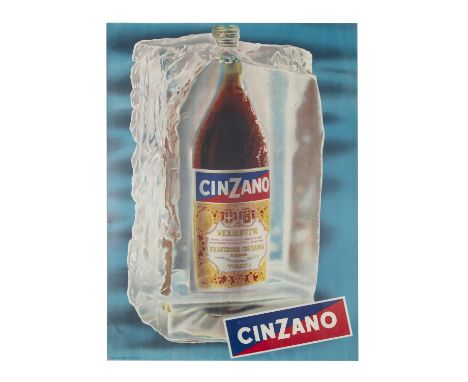 ANONYMOUS,'Cinzano,' 1953,Lithograph,126.5 x 90.5 cm
