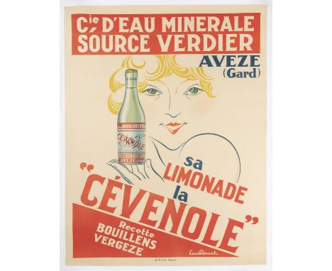 LOUIS BOUATLa Cevenole - " Sa Limodade la Cevenole"Lithograph, 158.5 x 118cm, mounted on linen