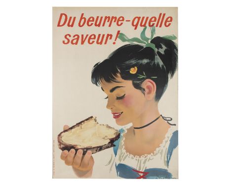 DONALD BRUN,'Buerre-quelle Saveur,' 1950s,Lithograph, 128 x 90.5 cm