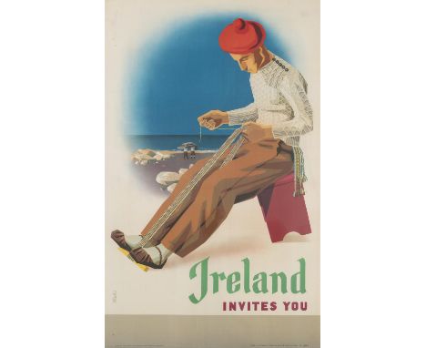 GUS MELAI'Ireland Invites You,' 1950s,Lithograph, 102 x 63.5 cm