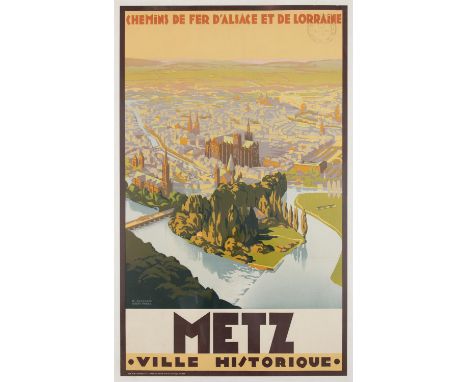 R. SONDERERMetz, 1930sLithograph, 103.5 x 66cm