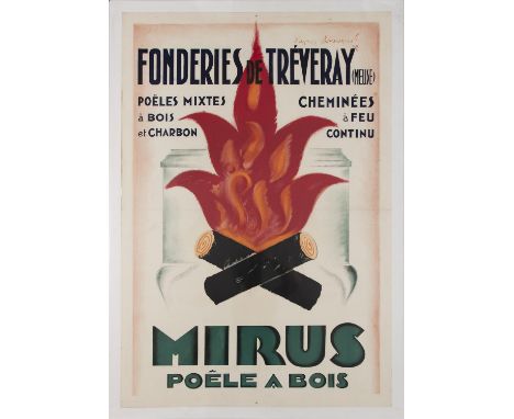 CHARLES LOUPOTMirus Poele a Bois, 1928Lithograph, 121 x 78cm