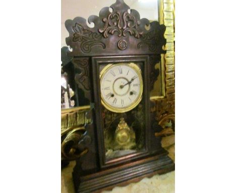 Antique Ginger Bread Clock 18 Inches High Approximately