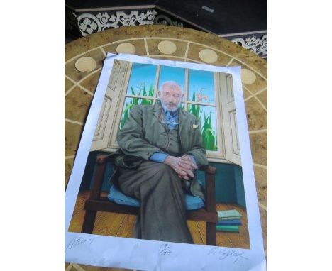 Robert Ballagh Fine Art Print Inside Number 3 Before Modernisation Signed and Numbered by 38 Inches High x 26 Inches Wide App