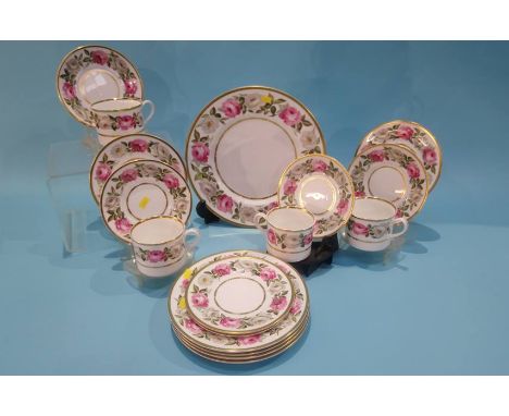 A Royal Worcester four piece coffee set 'Royal Garden'