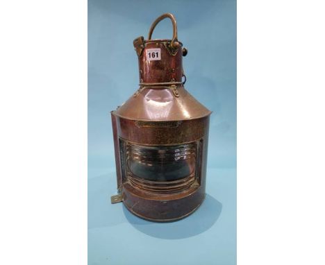 A copper Ship's lamp