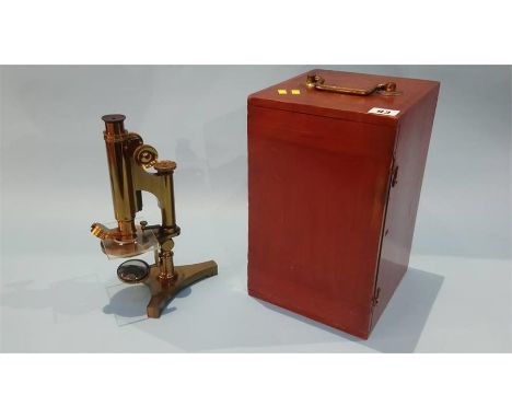 An R and J Beck of London microscope, numbered 9945