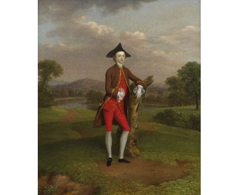 Arthur Devis (Preston 1712-1787 Brighton)Portrait of a member of the Sergison family, possibly Michael Warden of Cuckfield Pa