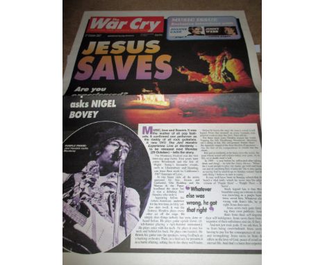 Jimi Hendrix:  The War Cry No 6832 Jesus Saves:  Are You Experienced? (2007)