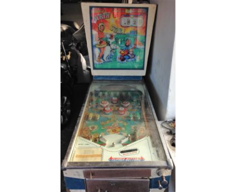 A Gotleib's 'North Star' pin ball machine - has been stored in an outhouse for years and not used. Sold as collectors' item a