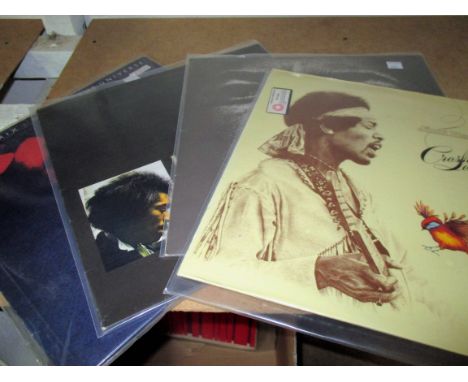 Jimi Hendrix:  Crash Landing, original US issue, Reprise MS 2204; Nine to the Universe, War Heroes and Loose Ends . . . (GB i