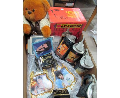 Elvis Presley:  a 68 Comeback Special stein; and others; etc.