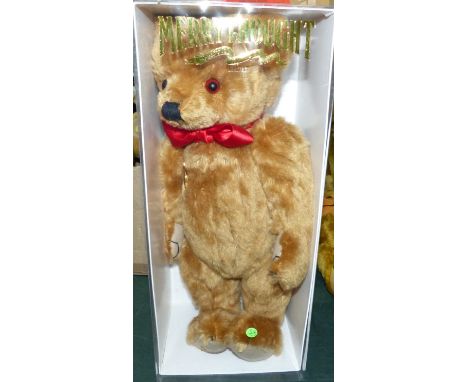 A modern Merrythought limited edition mohair "Chummy First Ever Merrythought Replica Bear", with growl, in original box, 77/2