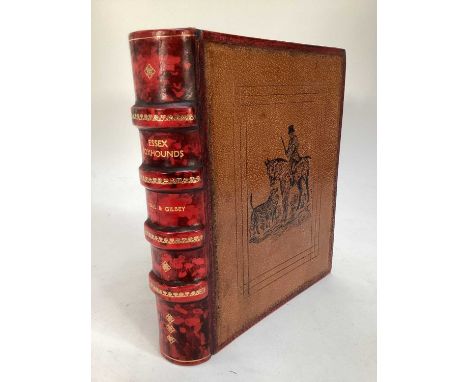 The Essex Foxhounds, 1896, Richard Francis Ball &amp; Tresham Gilbey, smartly re-bound in full leather with a hunting scene d