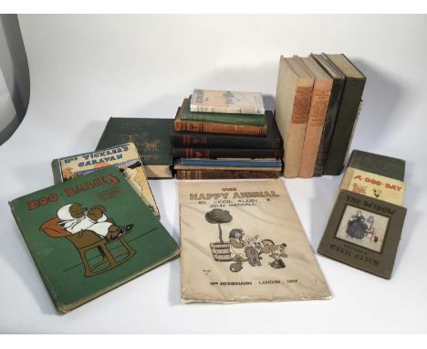 Collection of Cecil Aldin illustrated books, hunting, coaching, racing and dogs (21)