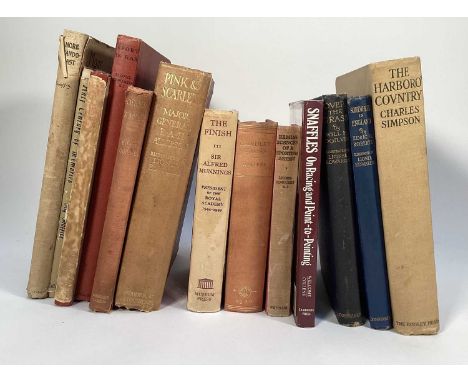 Group of sporting books to include Snaffles Red Letter Days, A Half Century of Memories and More Bandobast, Lionel Edwards il