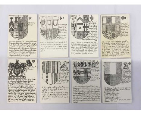 Worshipful Company 1888 'Special' deck of Heraldic playing do the year 1684, an 1888 facsimile of the Armorial card of Richar