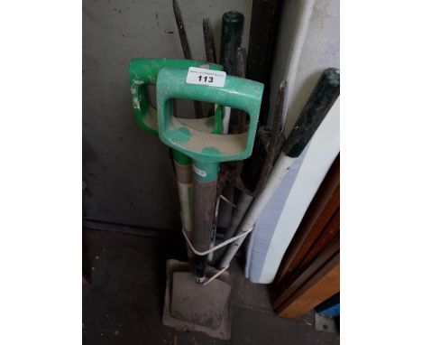 A bundle of garden tools 