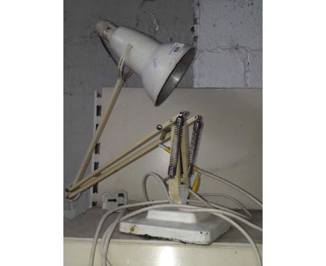 A Herbert and Terry stepped anglepoise lamp 