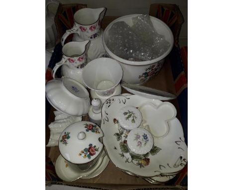 Coalport china including modern Caughley Mask-Head jugs - approx 20 pieces 