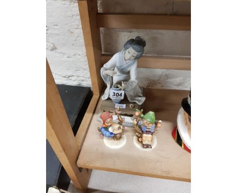 2 HUMMEL AND LLADRO FIGURE